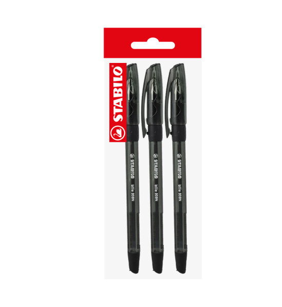 Bolígrafo, Bille Hi-Flux 508NF, Punta Aguja 0.38 mm, Negro, Pack x 3 Unds.